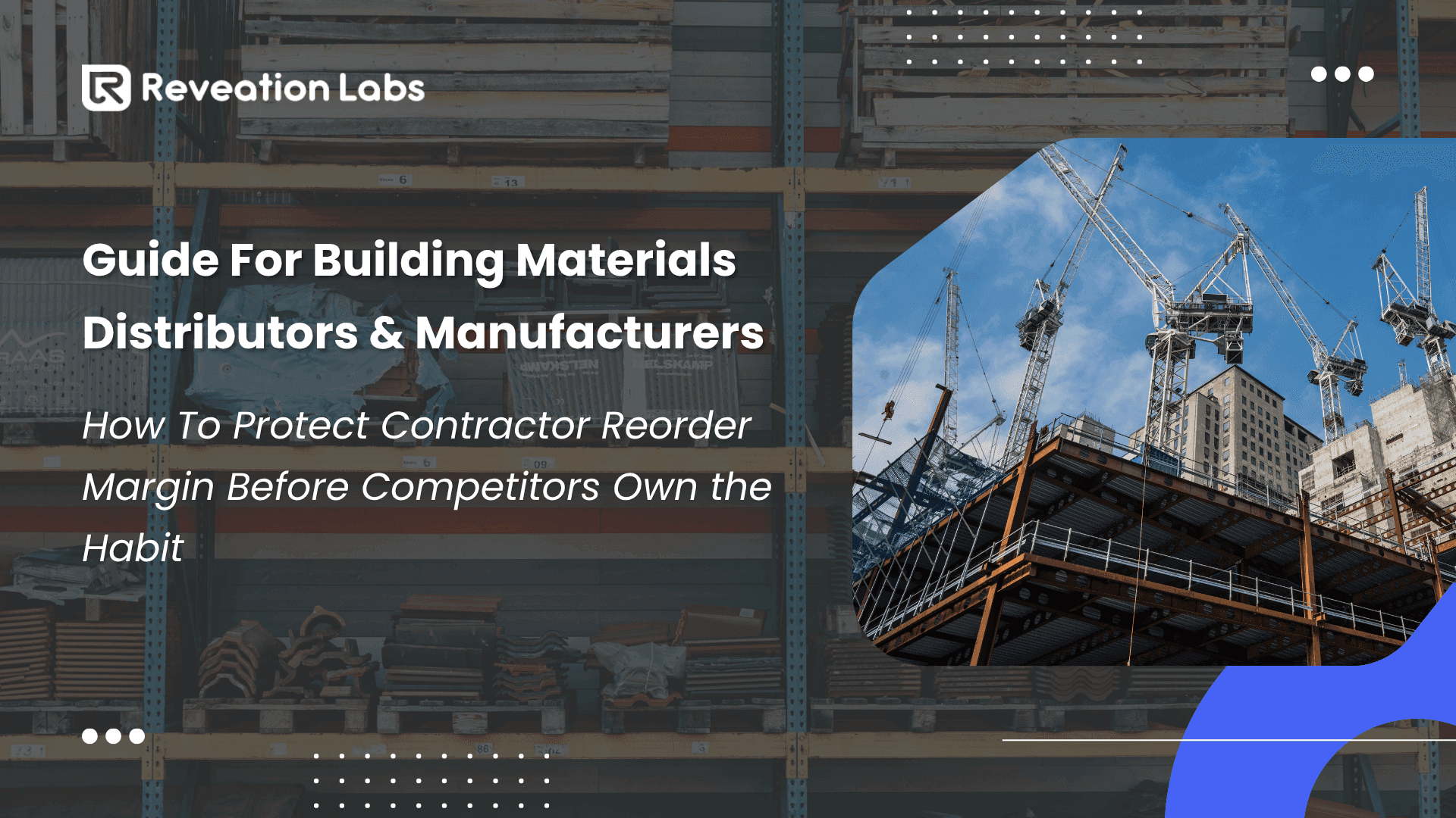 Building Materials: Protect Contractor Reorder Margin